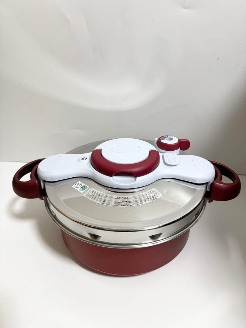 ティファール 圧力鍋 クリプソ ミニットデュオ 5.2L レッド