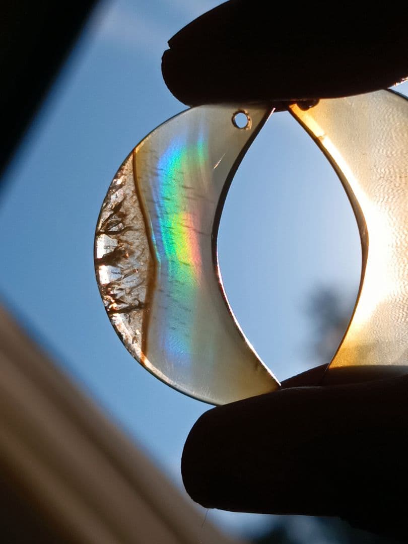 14kgf 三日月①番　アイリスアゲート