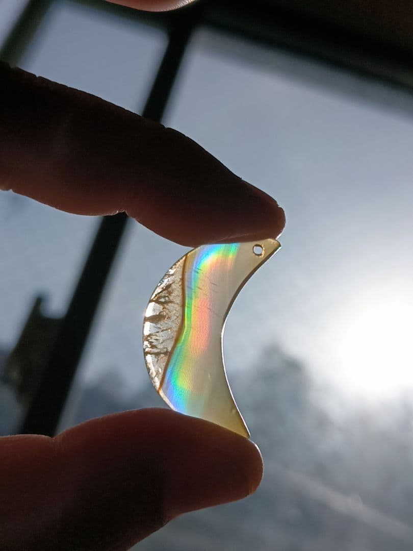 14kgf 三日月①番　アイリスアゲート