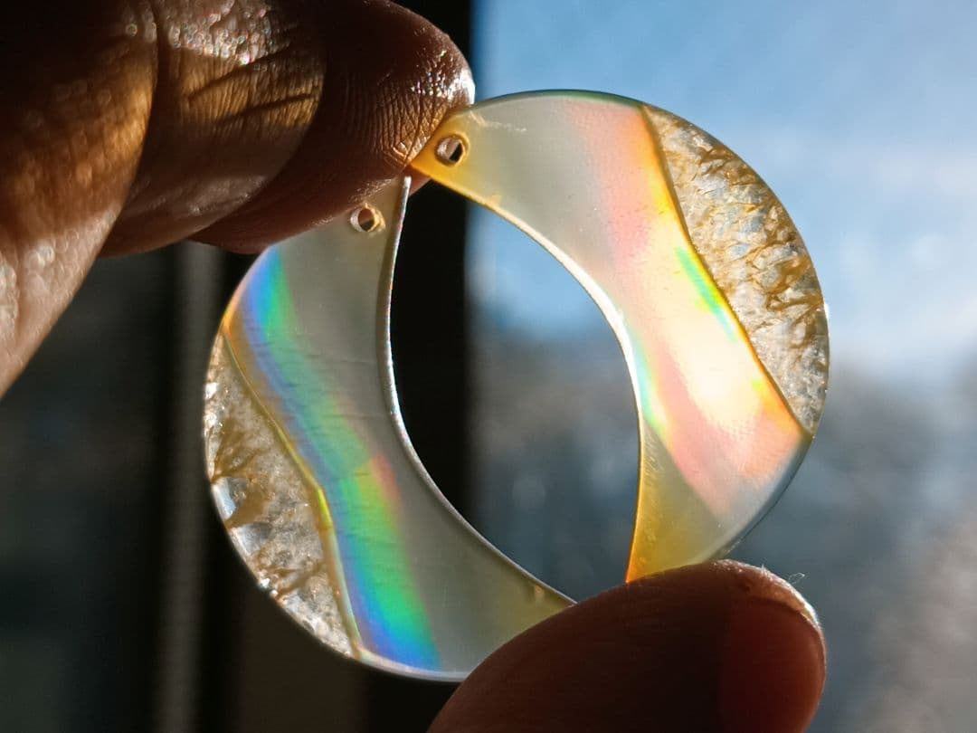 14kgf 三日月①番　アイリスアゲート