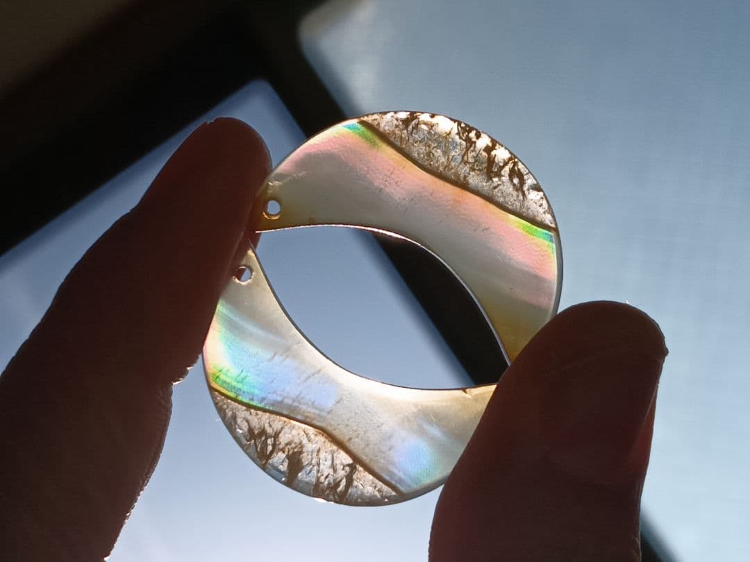 14kgf 三日月①番　アイリスアゲート