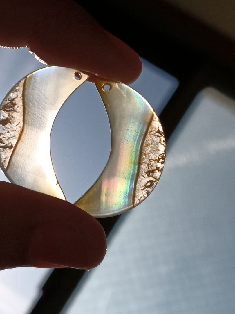 14kgf 三日月①番　アイリスアゲート