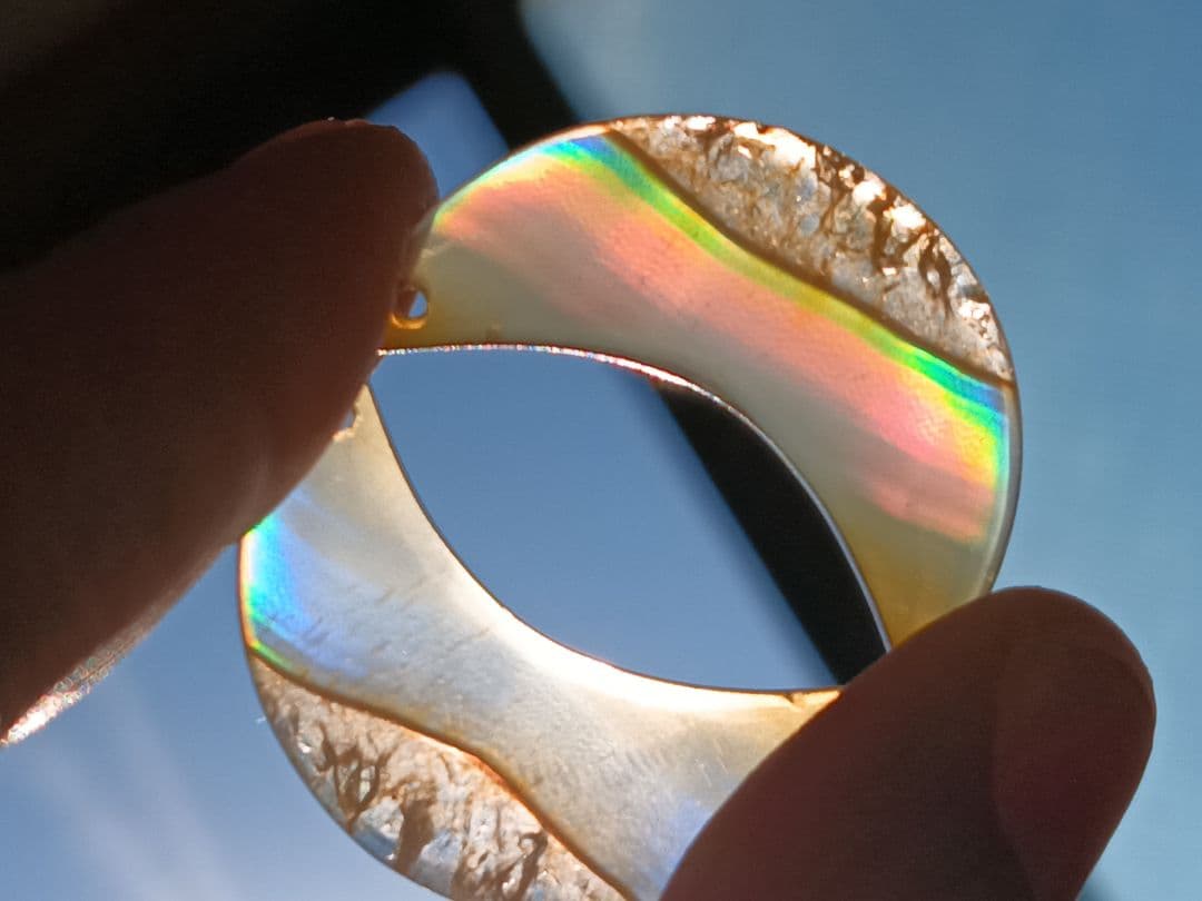 14kgf 三日月①番　アイリスアゲート