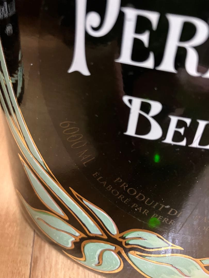 ベルエポック ペリエジュエ 空瓶 シャンパン 花柄 インテリア