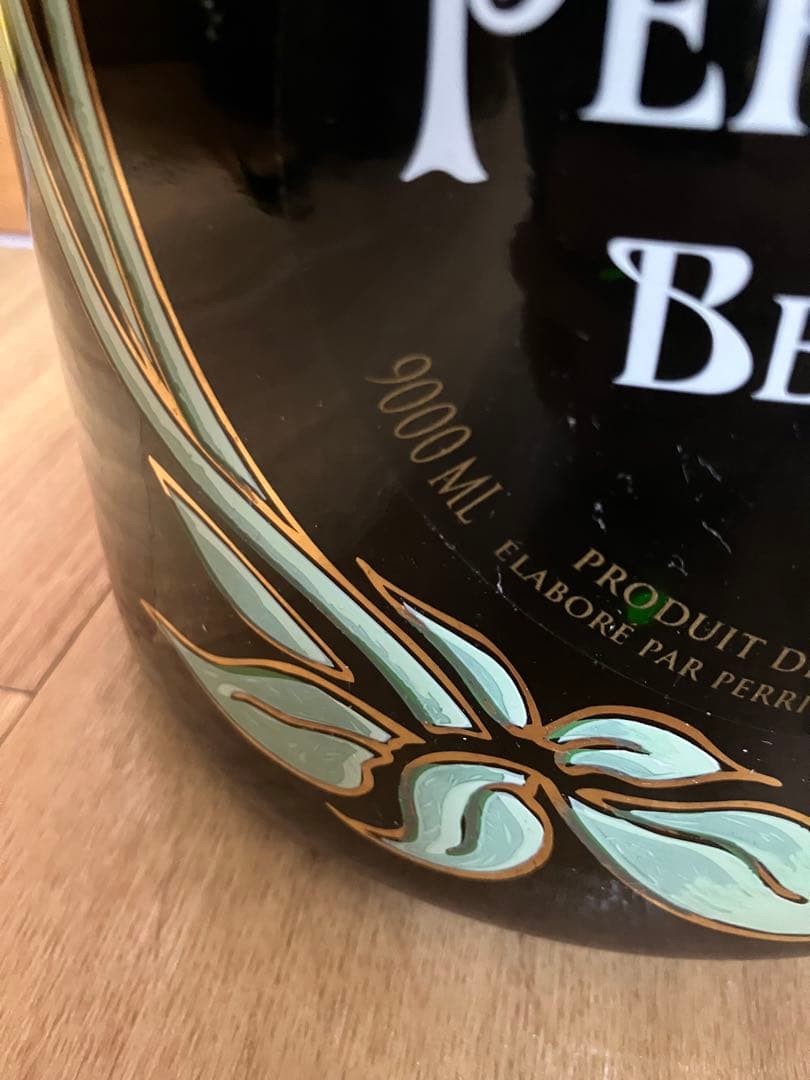 ベルエポック ペリエジュエ 空瓶 シャンパン 花柄 インテリア