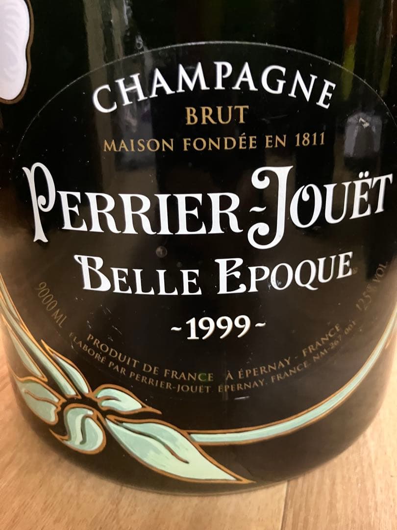 ベルエポック ペリエジュエ 空瓶 シャンパン 花柄 インテリア