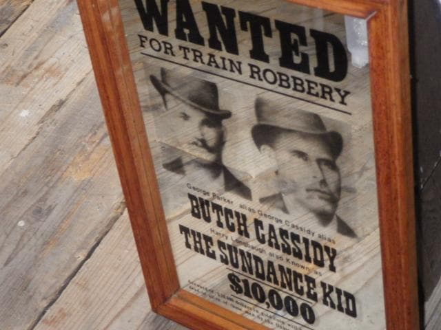 70'S★ブッチキャシディ★サンダンスキッド★指名手配★パブミラー★ビンテージ