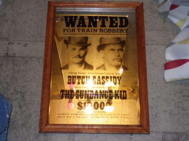 70'S★ブッチキャシディ★サンダンスキッド★指名手配★パブミラー★ビンテージ