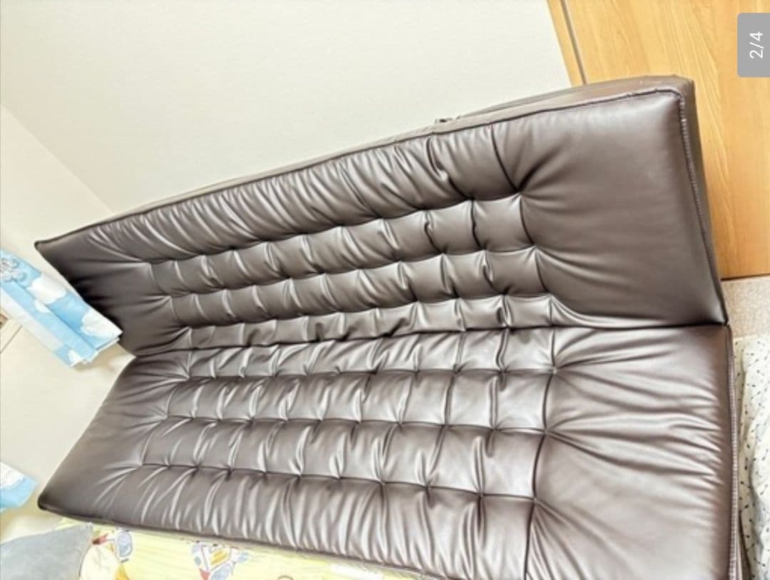 NITORI ニトリ Nシールド ソファベッド ブラック