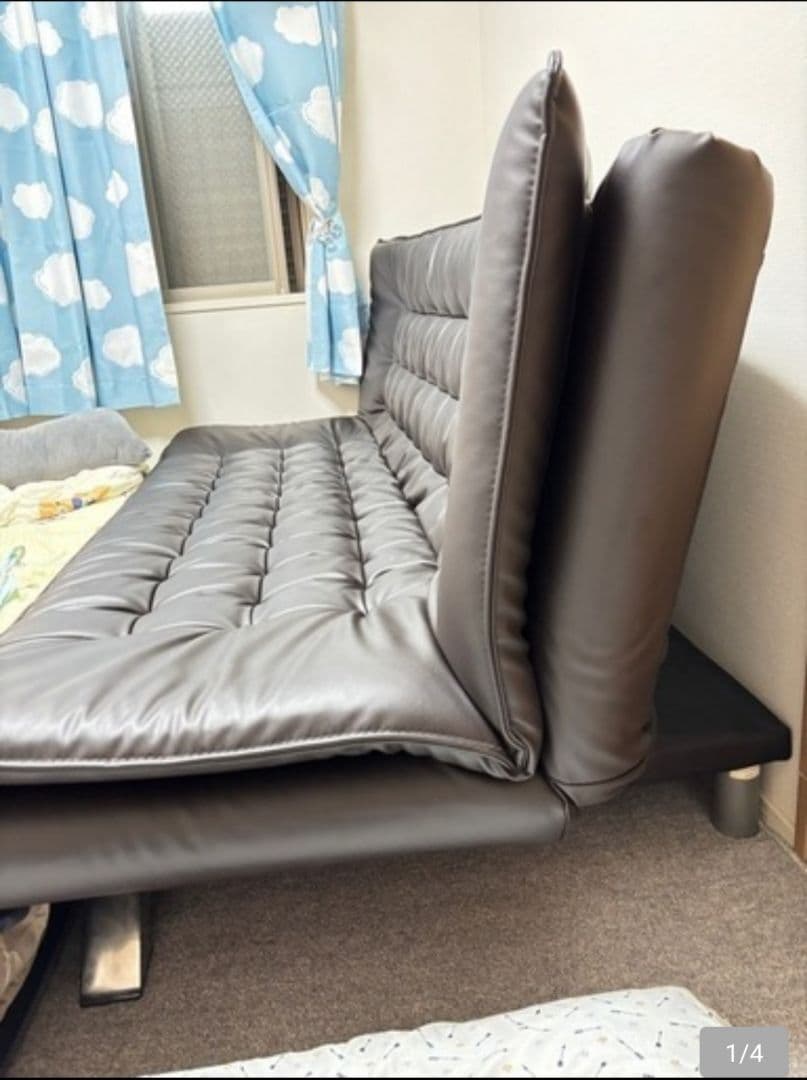 NITORI ニトリ Nシールド ソファベッド ブラック