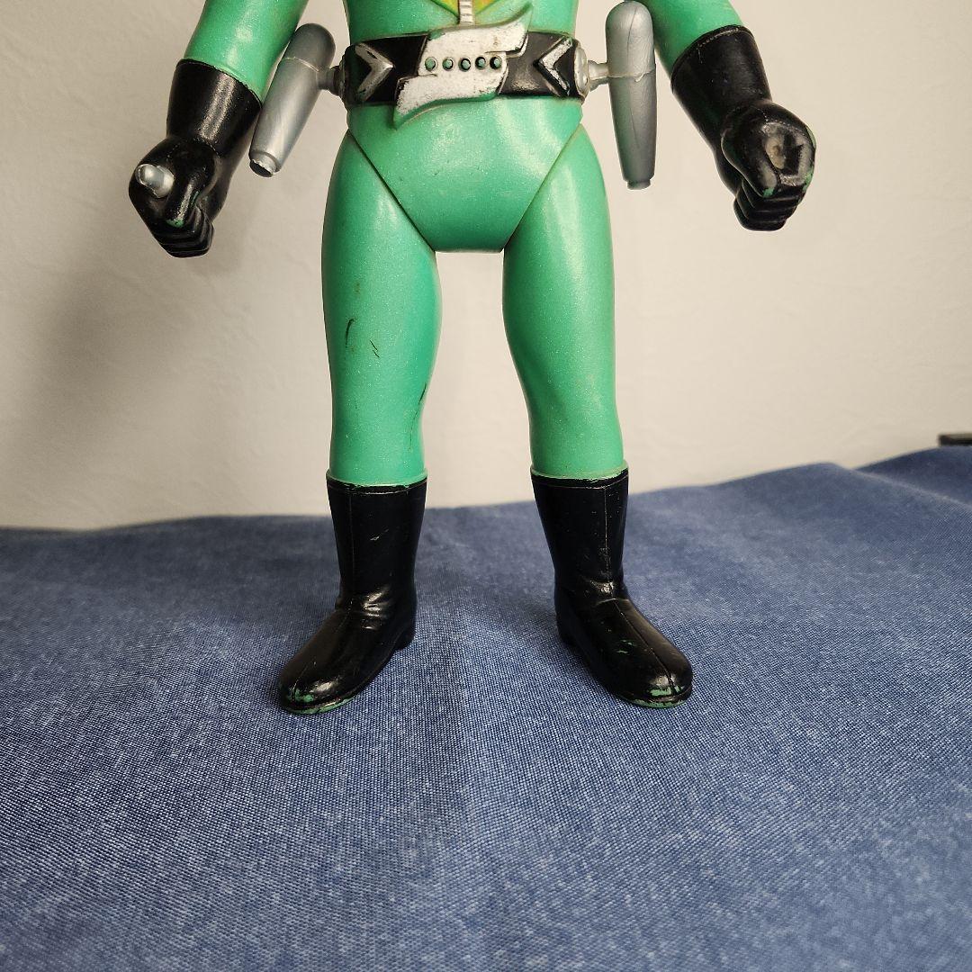 s*3様 ミドリレンジャー　ソフビ　面なし　武器なし　マントなし。レア