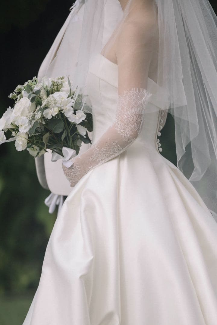 アーティフィシャルフラワー ブーケ ブートニア グローブ 3点セット