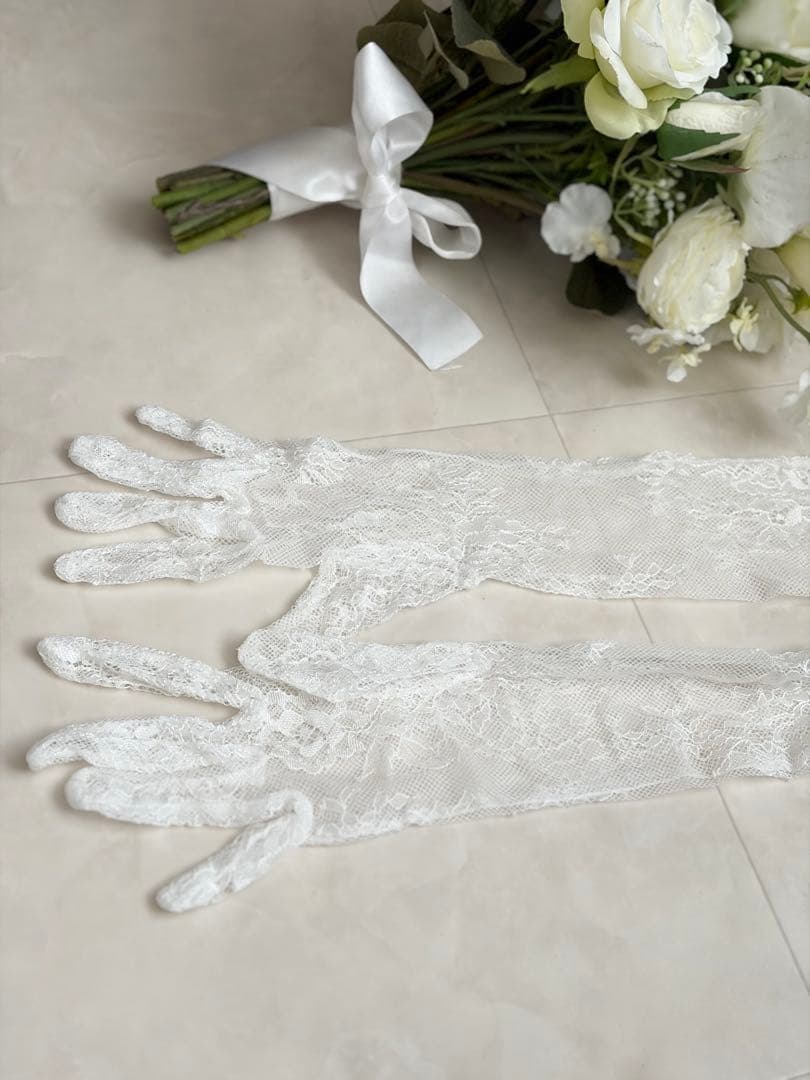 アーティフィシャルフラワー ブーケ ブートニア グローブ 3点セット