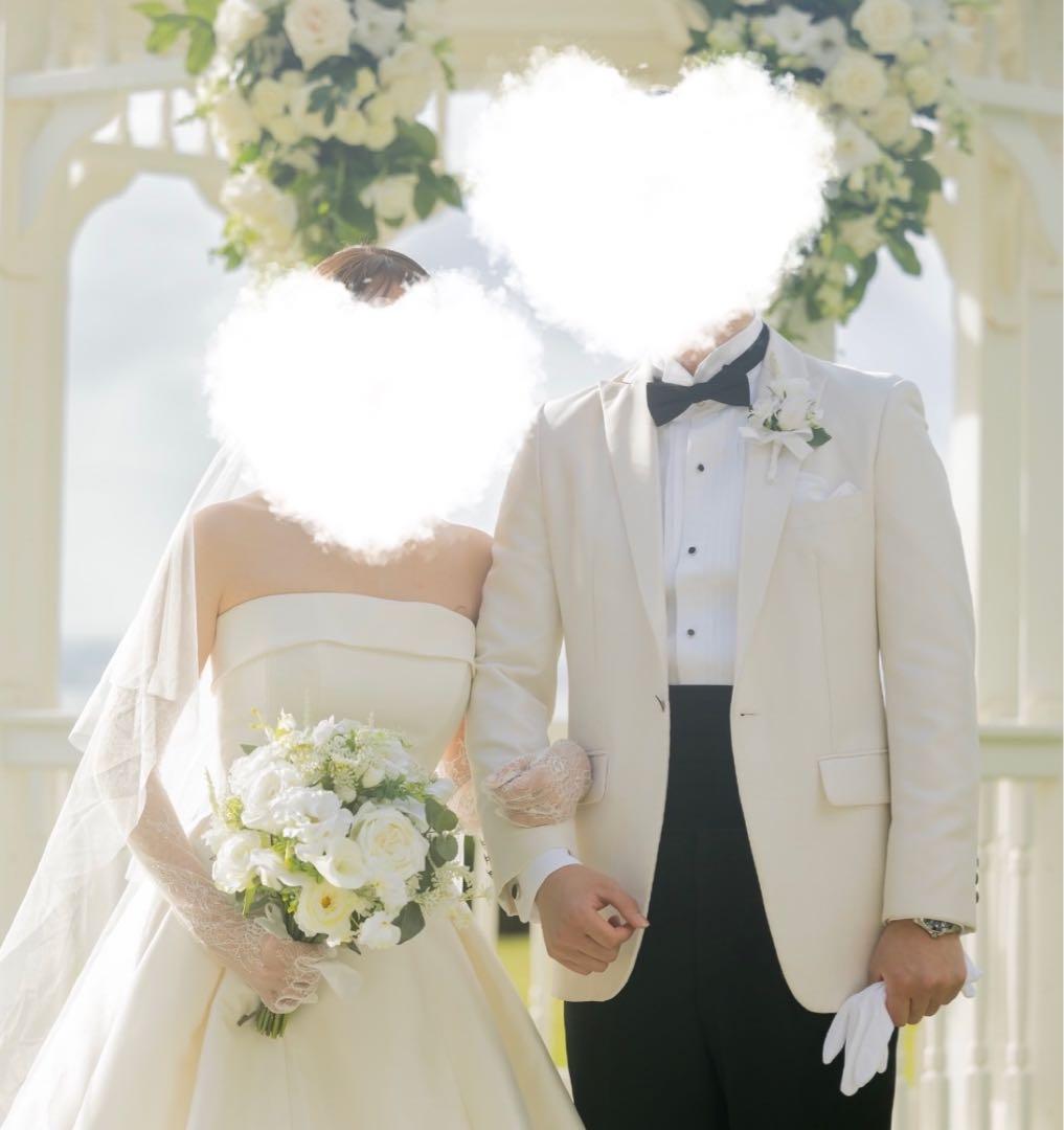 アーティフィシャルフラワー ブーケ ブートニア グローブ 3点セット