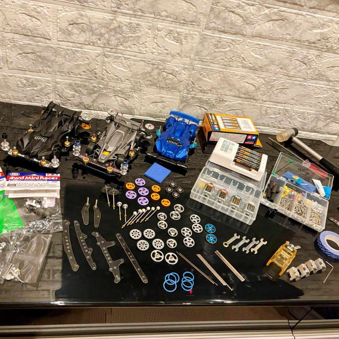 ミニ四駆引退セット&希少パーツ、希少ミニ四駆 値下げ交渉可能
