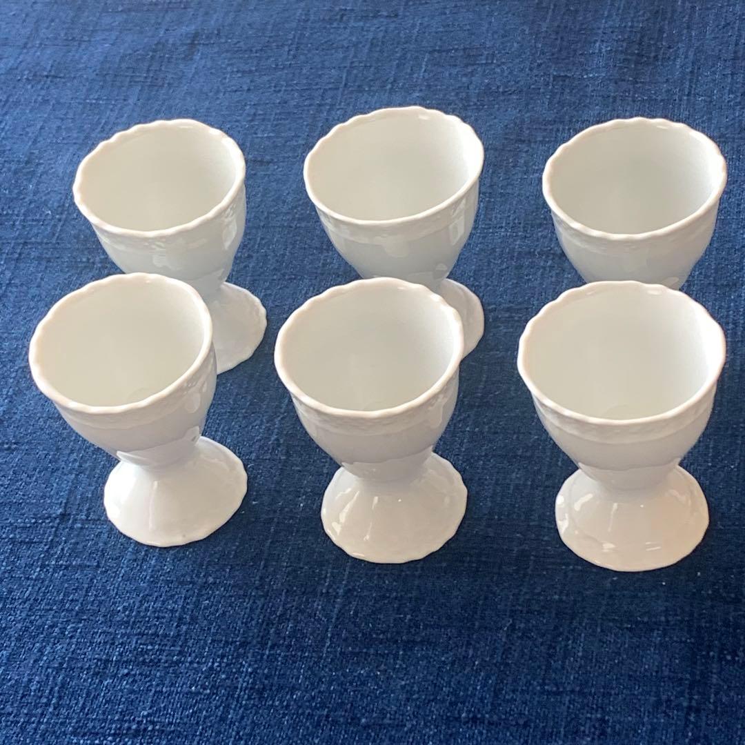 【新品】Richard Ginori ジノリ　磁器製エッグスタンド 4個セット