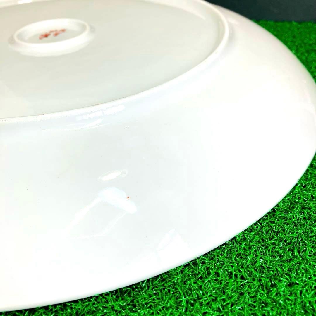 九谷焼 正峰 尺皿 銘々皿 6点セット 赤絵金襴手 牡丹 和歌 毛筆細字