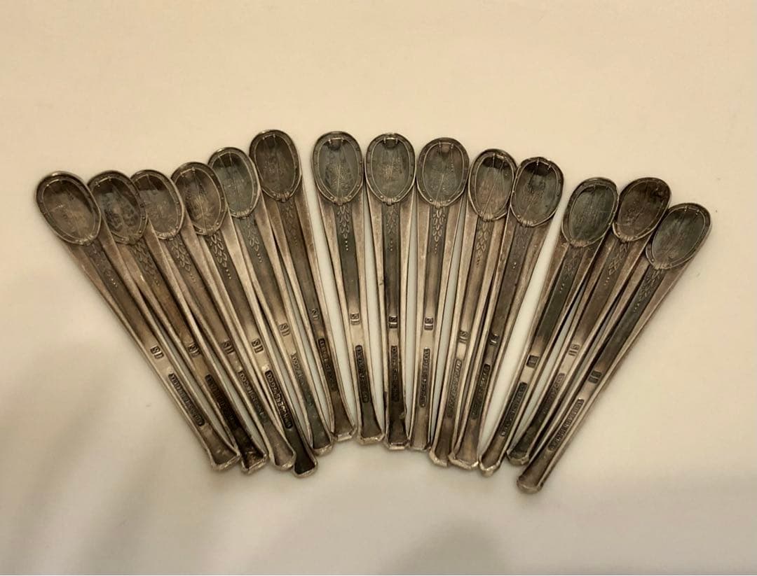 歴代アメリカ大統領　ヴィンテージスプーン　クラフト用　カット済　14本まとめ売り