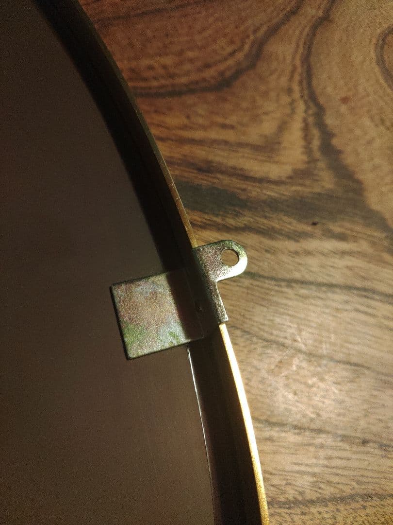 ウォールミラー　オーバルミラー　鏡　壁掛け　レトロ　アンティーク　ヴィンテージ