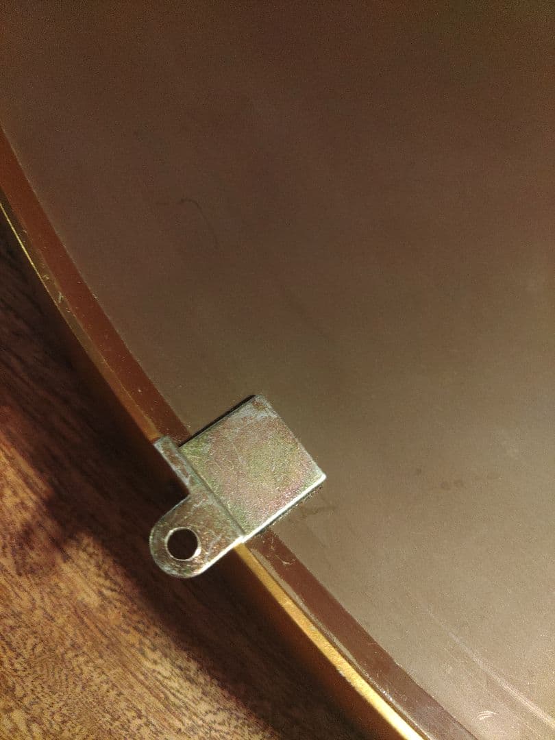 ウォールミラー　オーバルミラー　鏡　壁掛け　レトロ　アンティーク　ヴィンテージ