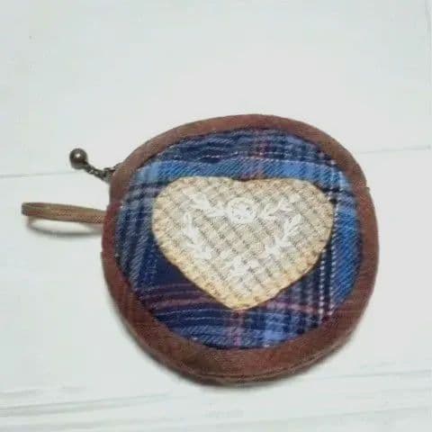 【パッチワーク・キルト】スマホショルダーケース&小物セット 《1点物》