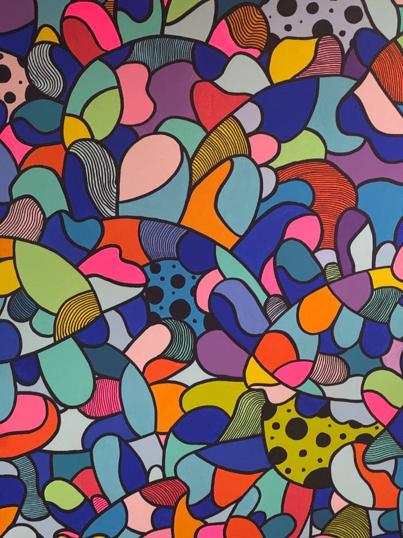 カラフルな抽象アート 絵画