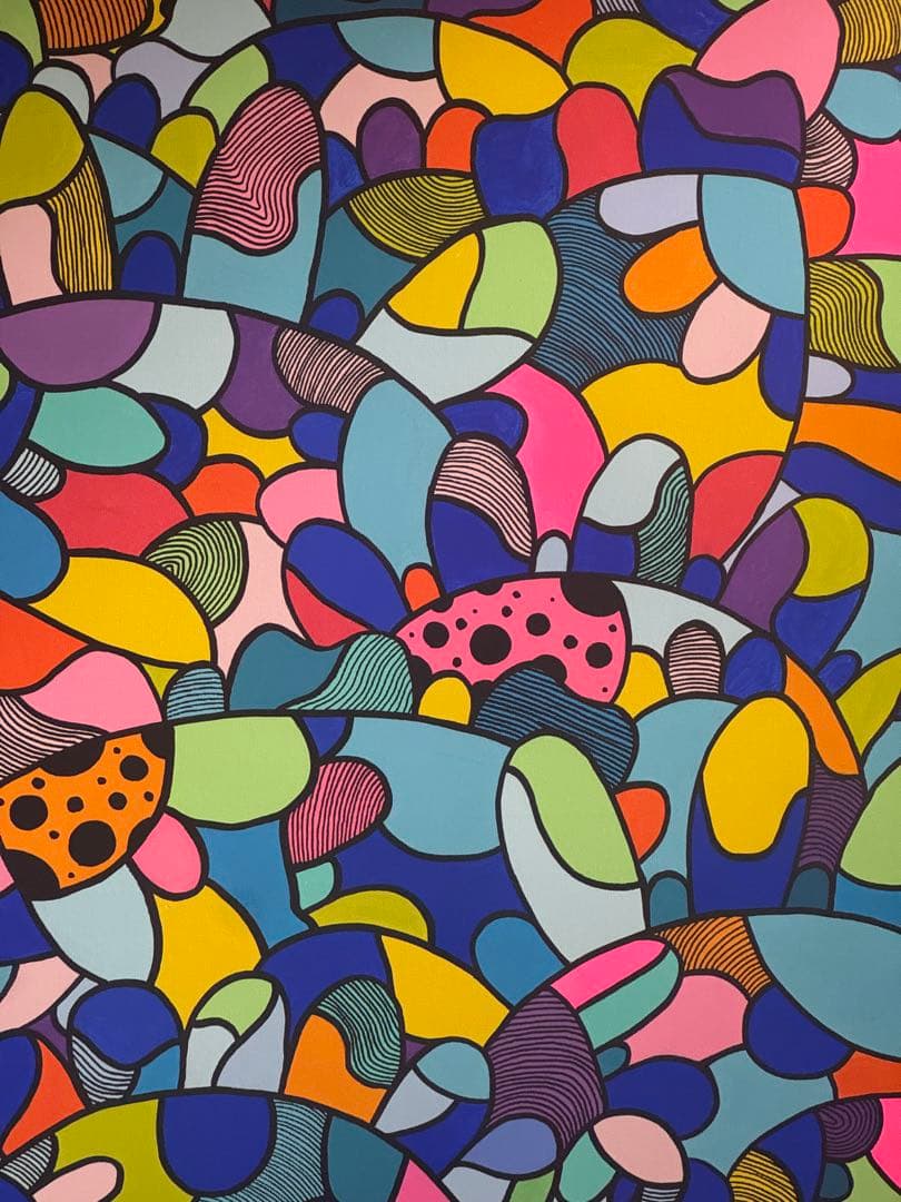 カラフルな抽象アート 絵画