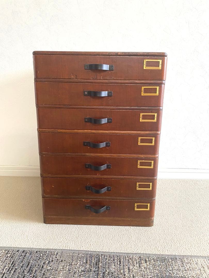 アンティーク　整理箪笥　引き出し