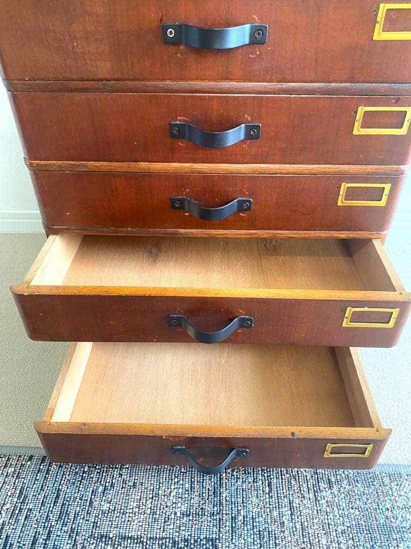 アンティーク　整理箪笥　引き出し
