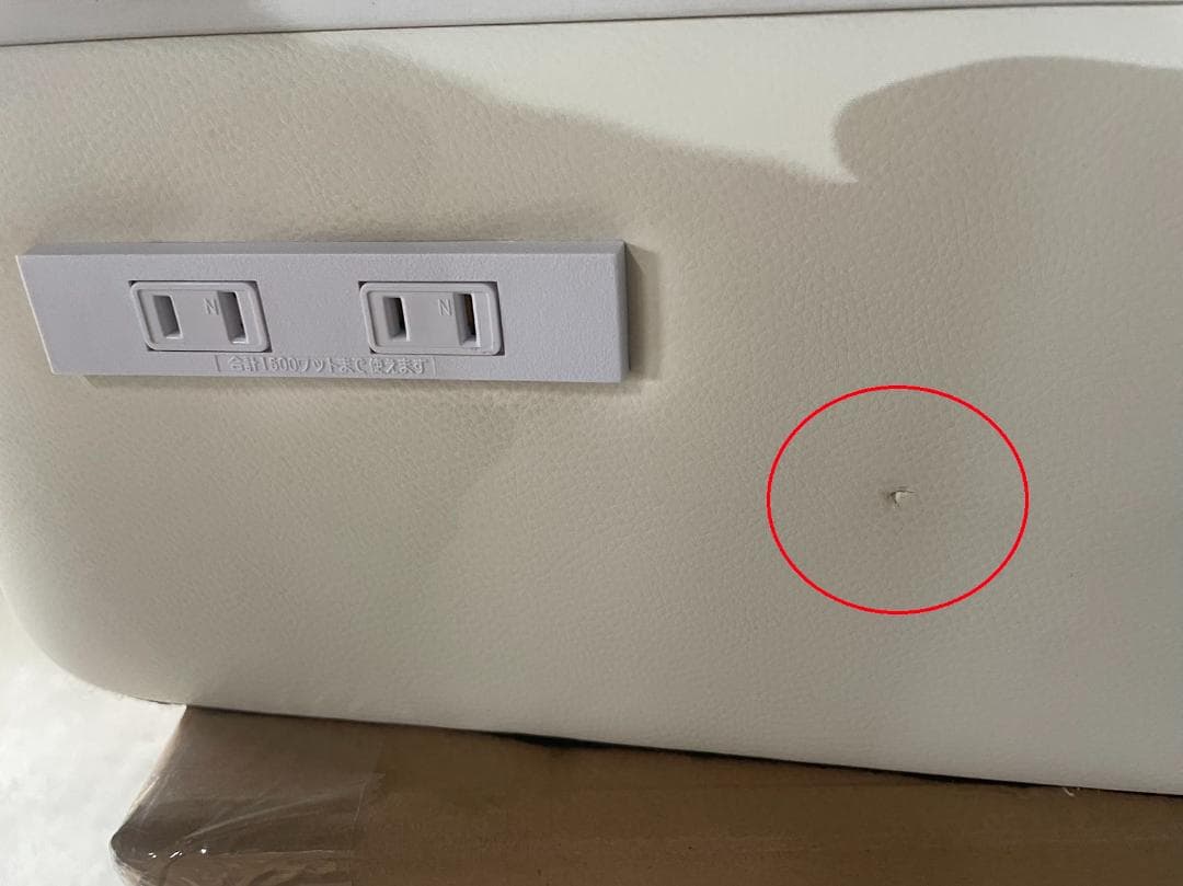 ホワイト ドレッサー デスクのみ 訳あり品　写真をご確認 J204-100-05