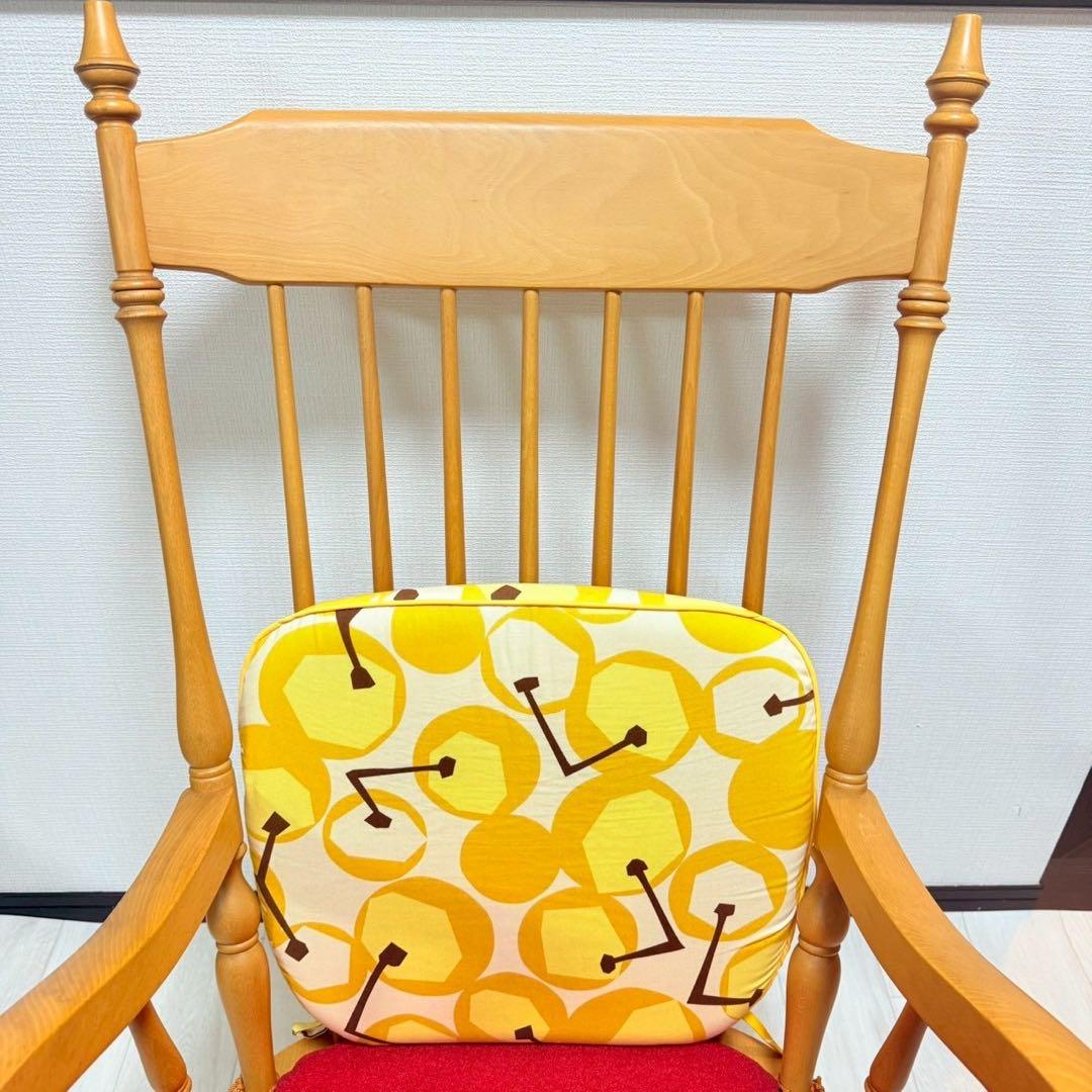 飛騨家具 WINDS 太平 ロッキングチェア クッション付き ヴィンテージ