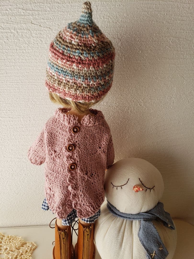 パオラドール　アウトフィット　とんがり帽子とカーディガンのセット