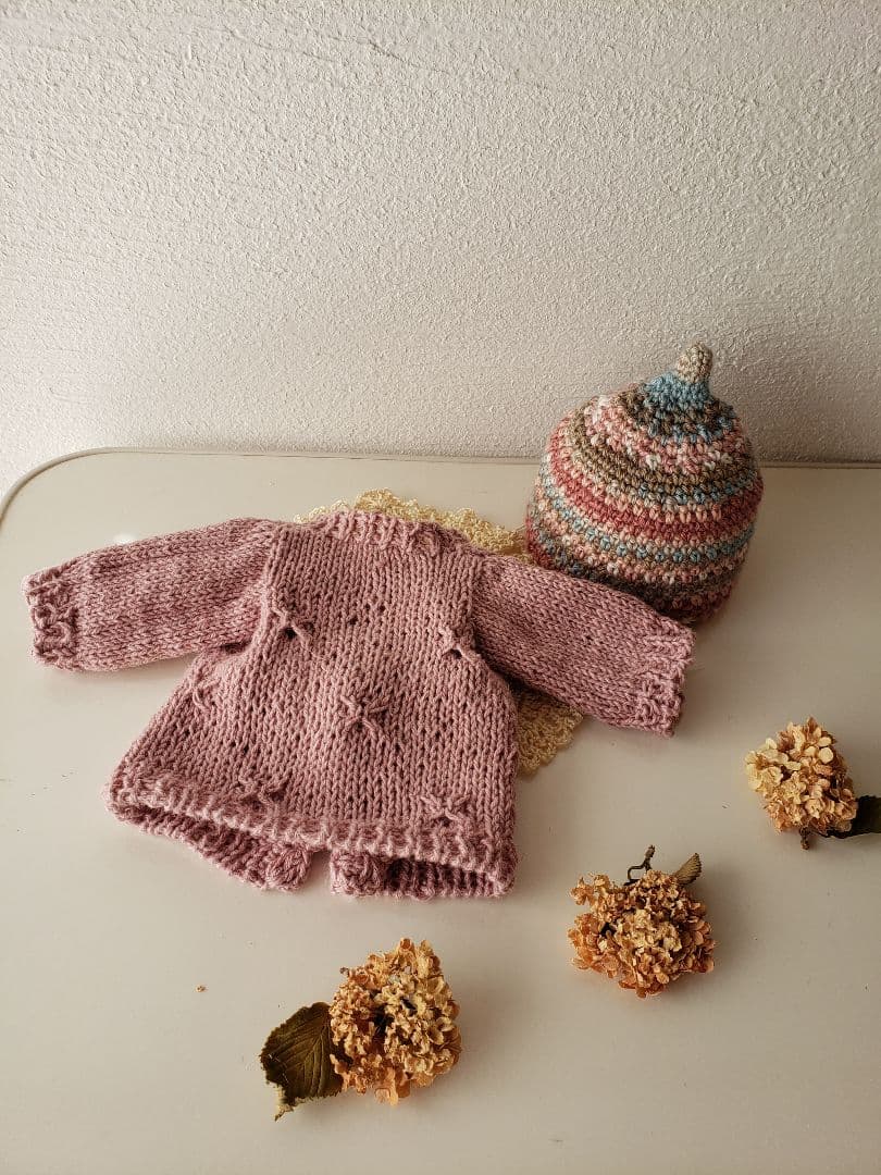 パオラドール　アウトフィット　とんがり帽子とカーディガンのセット