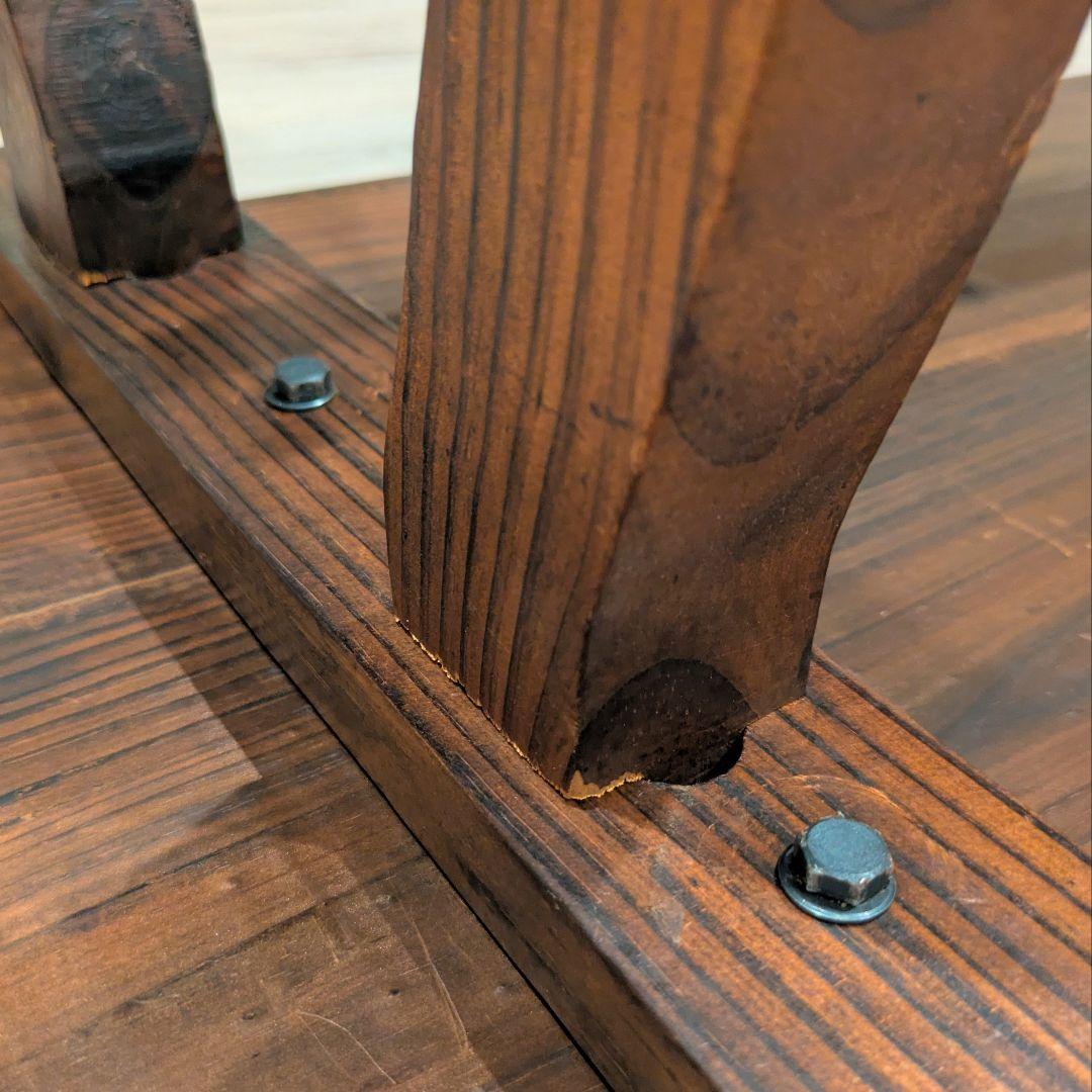 スペイン製 パイン材 カントリー家具 テーブル 天板タイル装飾