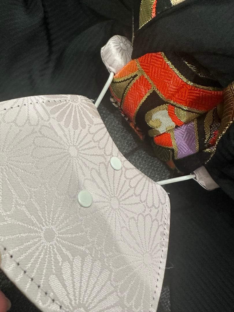 二部式　だらり帯　作り帯　七五三　7歳　ハーフ成人式