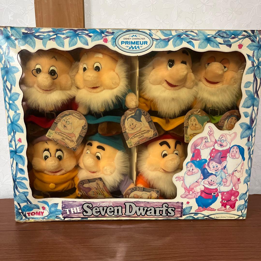 ビンテージ 白雪姫七人の小人 ぬいぐるみ - メルカリ