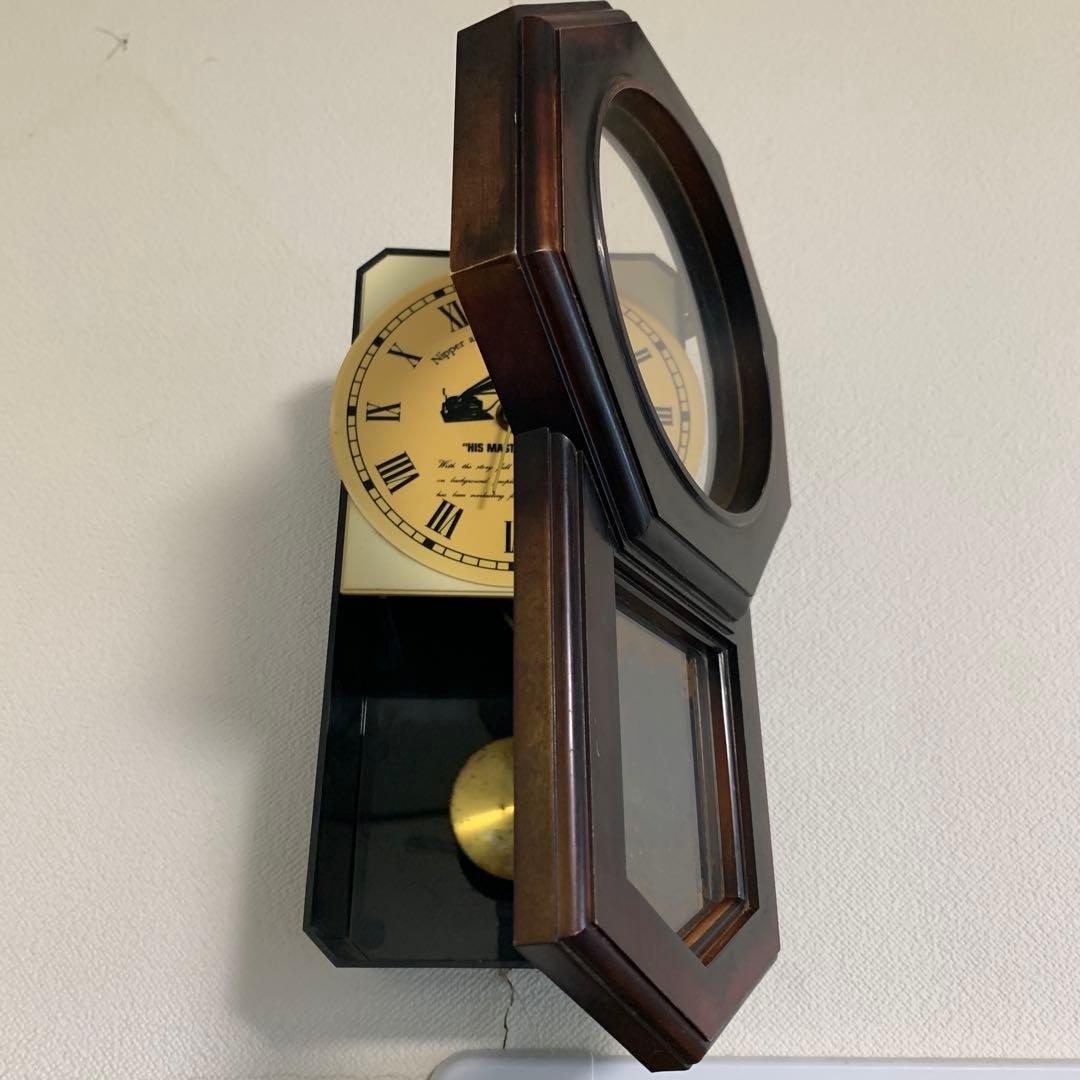 Victerビクター ニッパー　振り子時計　陶器製　置物 アンティーク　非売品