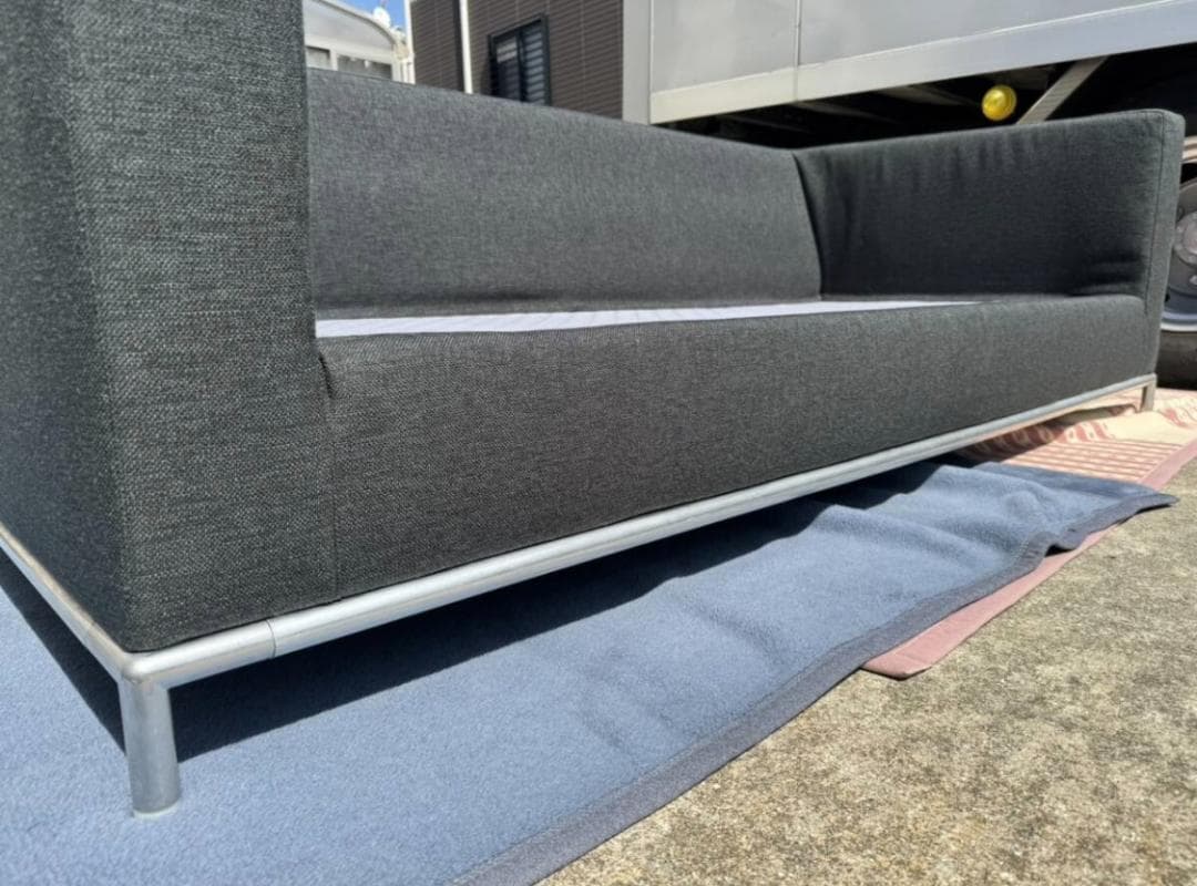 B＆B ITALIA イタリア e/ジョージ 3Pソファ ファブリック