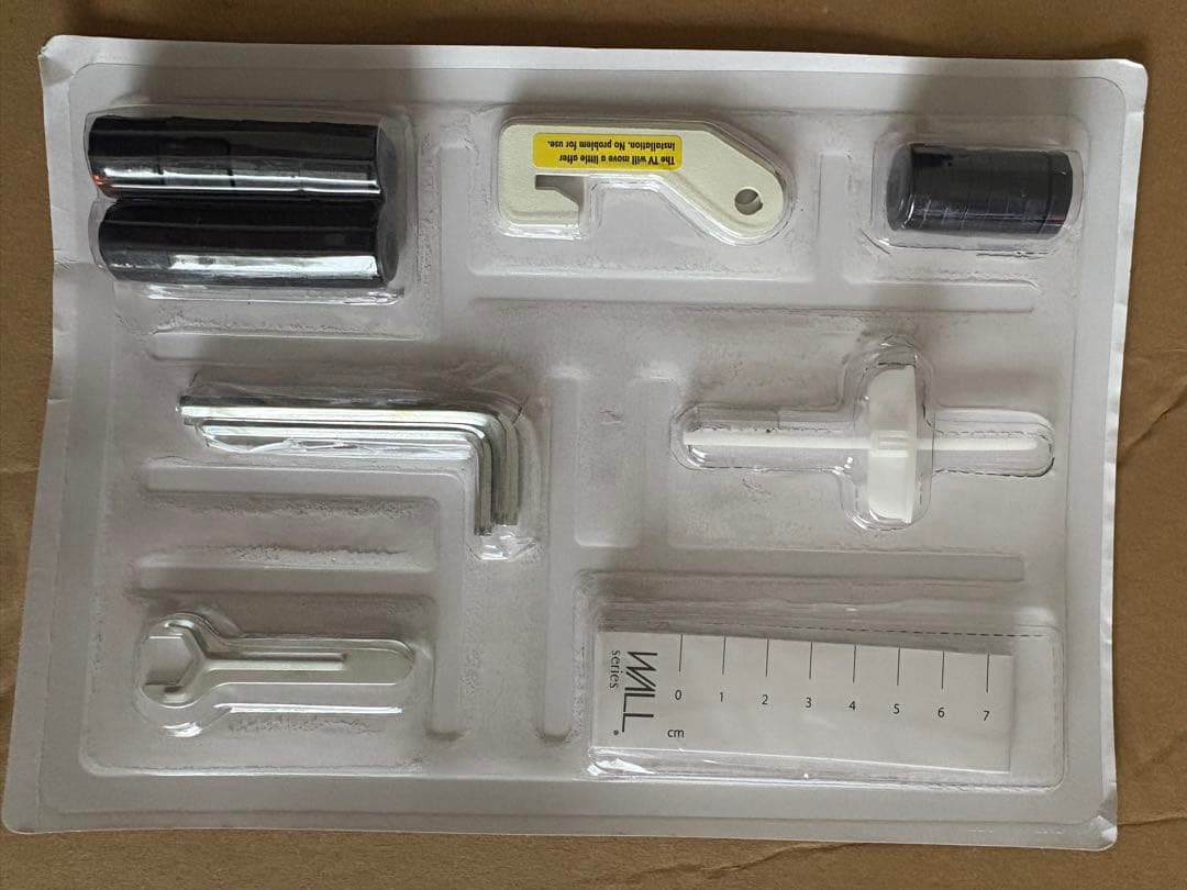 【美品】　WALL　B1　首振りテレビスタンド　キャスター付きハイタイプ