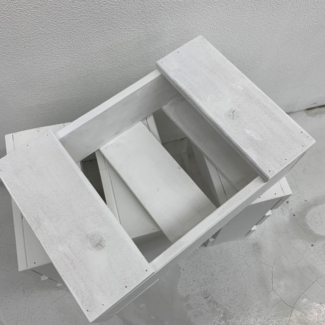 箱馬 ヒノキ ホワイト ４個セット