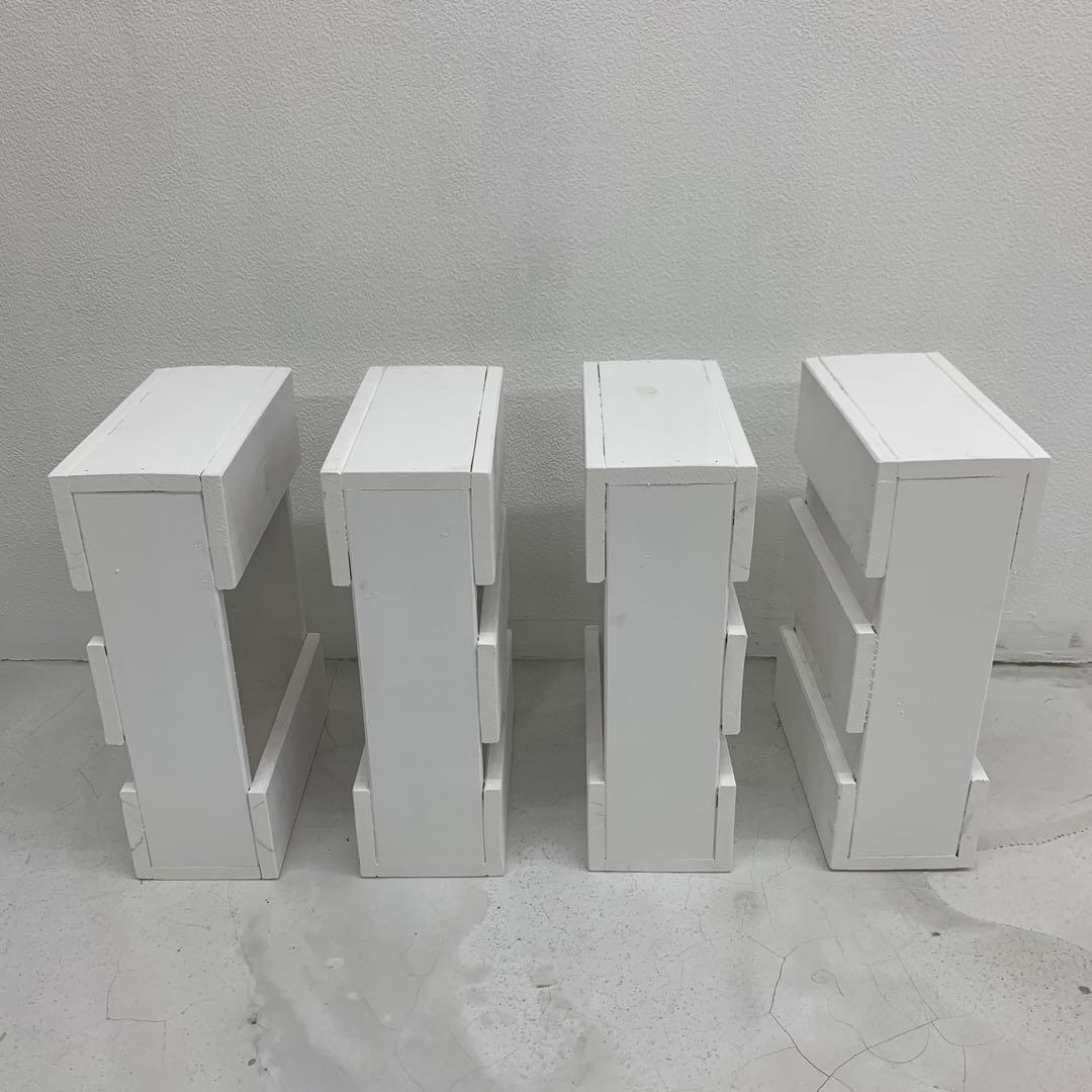 箱馬 ヒノキ ホワイト ４個セット