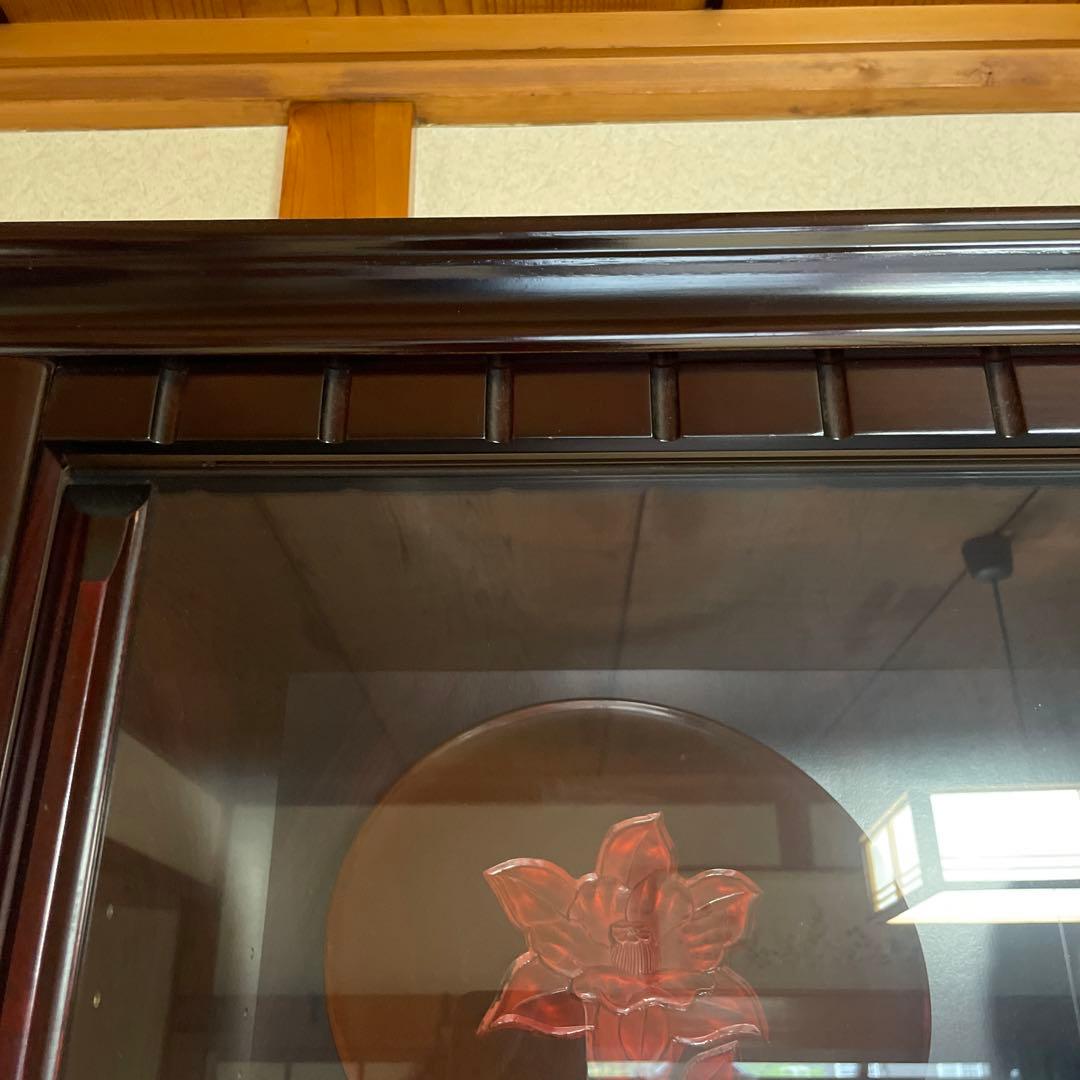 キャビネット　木製　美品　収納　棚　本棚　昭和　レトロ　最終値下　発送たのめる便