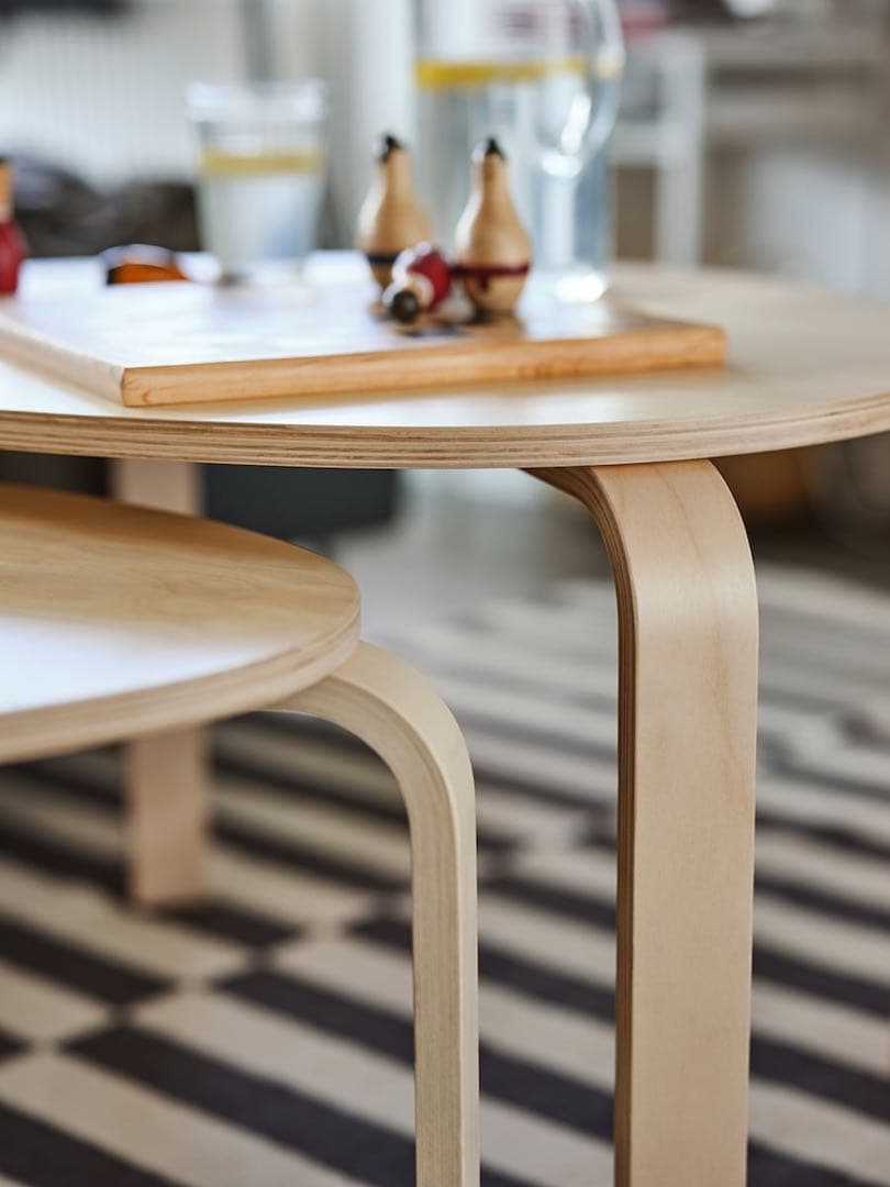 IKEAイケア テーブル SVALSTA スヴァルスタ ネストテーブル2点セット