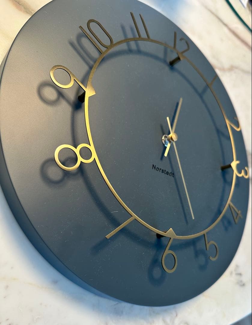 Norsted 掛時計 ダークグレー 30cm