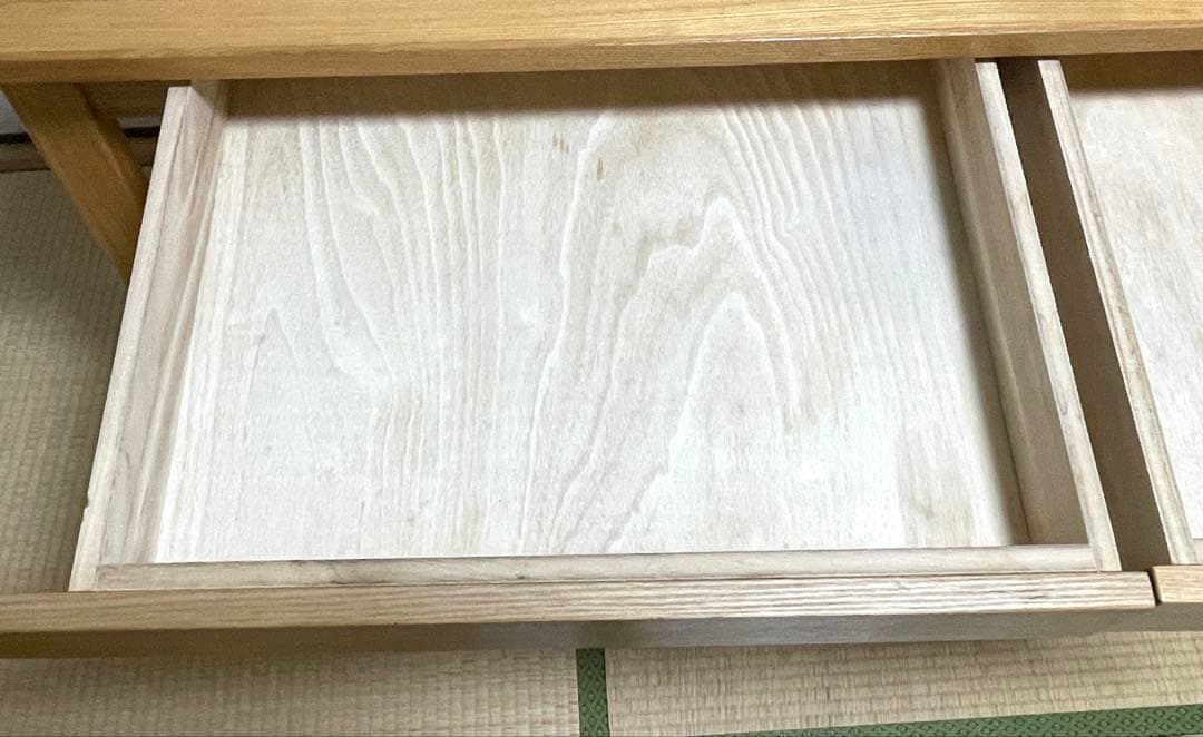 無印良品ナチュラルウッド シンプルデスク（キャビネットは別売り）