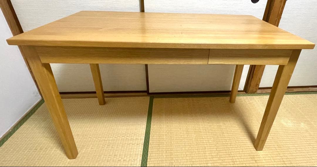 無印良品ナチュラルウッド シンプルデスク（キャビネットは別売り）