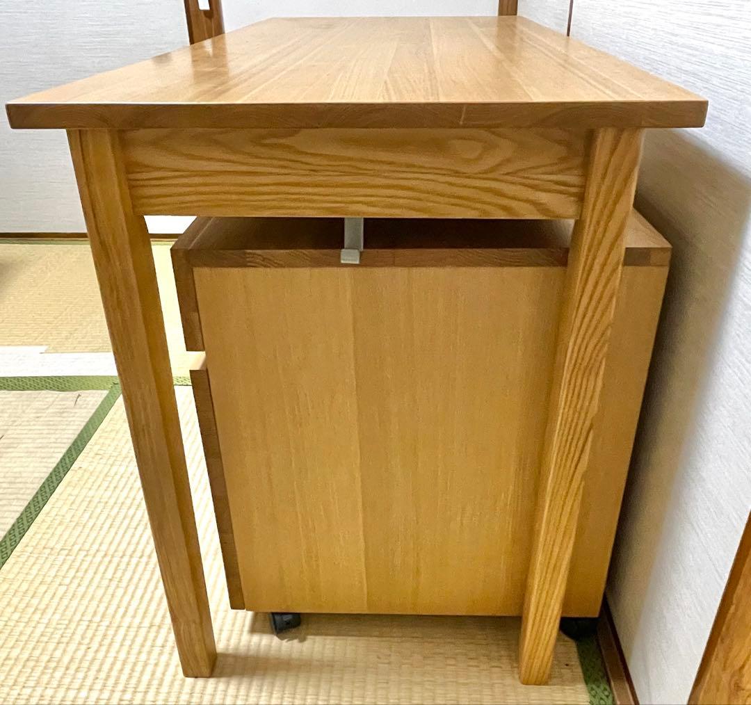 無印良品ナチュラルウッド シンプルデスク（キャビネットは別売り）