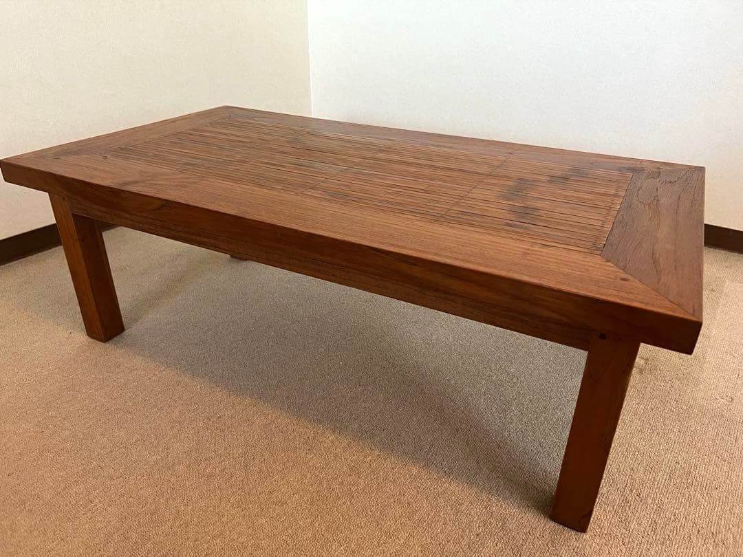 アジアン家具 天然木＆竹製 センターテーブル ローテーブル バリ インドネシア