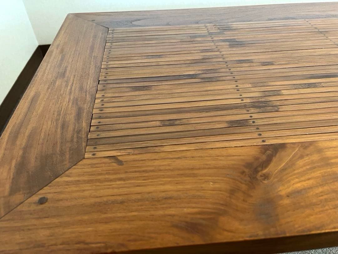 アジアン家具 天然木＆竹製 センターテーブル ローテーブル バリ インドネシア