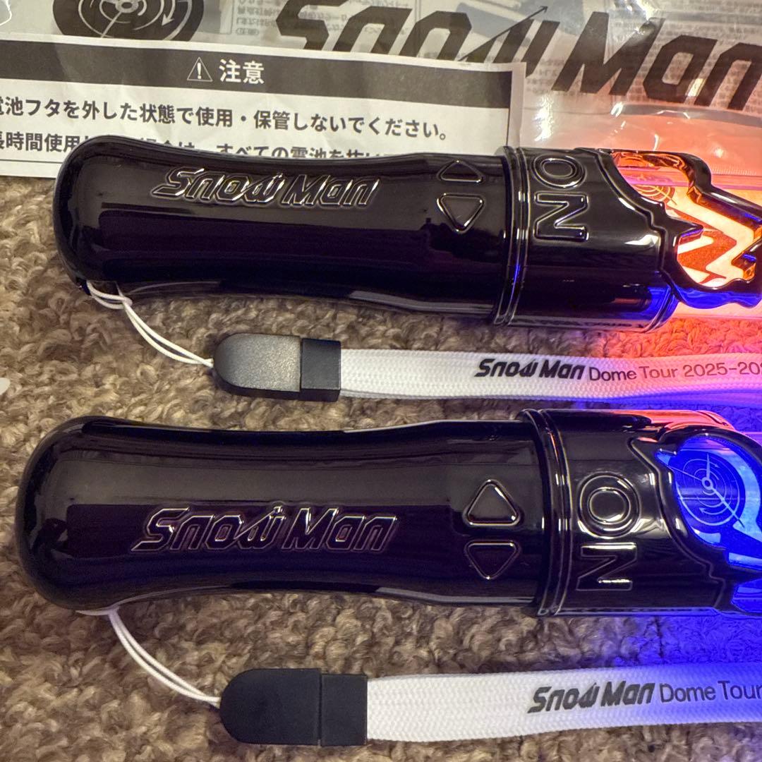 SnowMan DomeTour 2025 ON ペンライト 2本セット - メルカリ